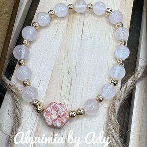 Alquimia by Ady Pink and Gold Bracelet